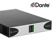 500 W DSP-enabled Class-D amplifier with 4 channels and Dante