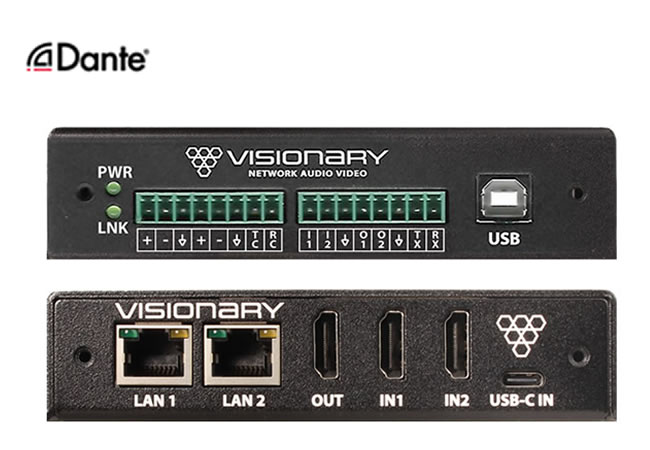 Visionary Duet5 Dante Network Video Decoder