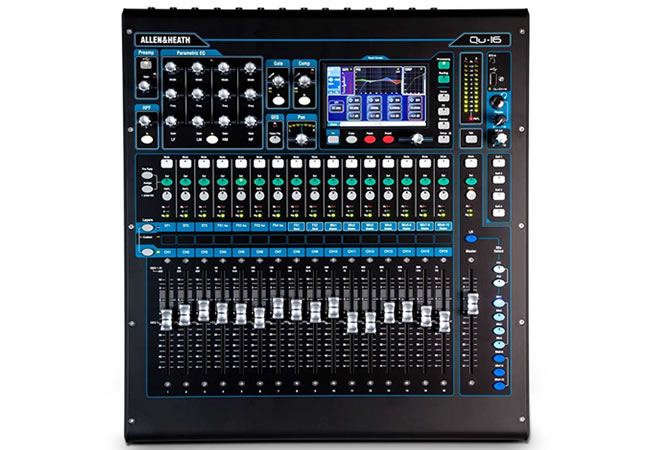 QU16 22IN / 12OUT Rackmountable Digital Mixer exc Rack Kit