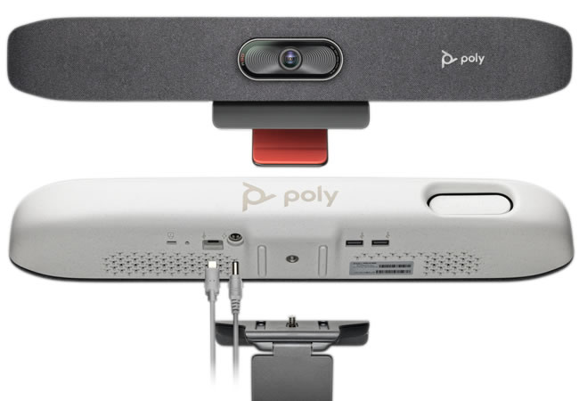 POLY STUDIO R30 USB video bar designed for huddle rooms